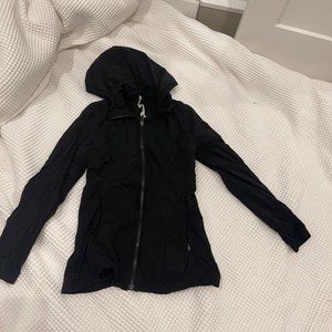 Black Lululemon Rain Jacket